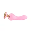 Luxus ergonomikus vibrátor Sanya light pink