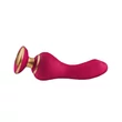 Luxus ergonomikus vibrátor Sanya raspberry