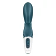 Kétmotoros csiklókaros vibrátor Satisfyer Hug Me rabbit sötét türkiz