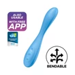 G-pont vibrátor Satisfyer G-spot flex 4+ blue