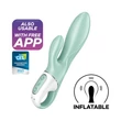 Állítható vastagságú csikókaros vibrátor Satisfyer Air pump bunny 5+ mint