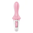 Állítható vastagságú análkúp vibrátoros Air pump booty 5+ pink