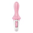 Állítható vastagságú análkúp vibrátoros Air pump booty 5+ pink