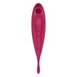Satisfyer twirling pro+ léghullámos 2in1 vibrátor - piros