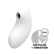 Csiklóizgató léghullámos, vibrátoros Satisfyer Vulva lover 2 white