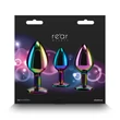 Fenékdugó összeállítás Rear assets trainer kit multicolor rainbow heart plug készlet