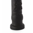 Hosszű szilikon fekete fenékdugó butt plug silicone black X-men 17.32