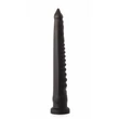 Hosszú anális izgató butt plug pvc black X-men 17.32