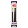 Hosszú anális izgató butt plug pvc black X-men 17.32