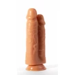 Tapadókorongos dupla műpénisz 2-in-1 dildó flesh X-men 10