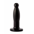 Tapadótalpas anális dildó fekete extra girthy butt plug X-men 9.45