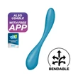 G-spot flex 5+ petrol hajlítható multi vibrátor