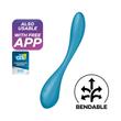 G-spot flex 5+ petrol hajlítható multi vibrátor