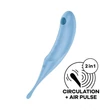 Twirling Pro blue léghullámos csiklóizgató vibrátor