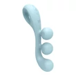 Tri Ball 2 light blue multi vibrátor tripla stimulációval 