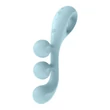 Tri Ball 2 light blue multi vibrátor tripla stimulációval 