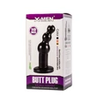 Nagy méretű fenékdugó golyós X-men 10.63" extra girthy butt plug black 27 cm