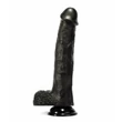 Tapadótalpas herés dildó X-men geoff 11.9 cock black 30 cm