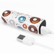 Újratölthető fánkmintás masszírozó Rechargeable donut massager