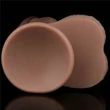 Kétrétegű dildó tapadókrongos 13'' dual layered silicone cock xxl 33 cm