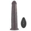 Forgó fejű dildó rotátor 9'' dual layered silicone rotator brown 23 cm