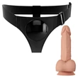 Felköthető tapadótalpas dildó 22,5 cm Pretty love jerry harness briefs
