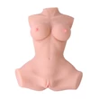 Női test torzó hagyományos pózhoz Double hole 3d masturbator iii
