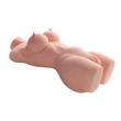 Nagymellű női test torzó Double hole 3d masturbator