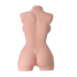 Nagymellű női test torzó Double hole 3d masturbator