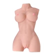 Nagymellű női test torzó Double hole 3d masturbator