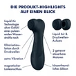 Léghullámos csiklóizgató fekete Satisfyer Pro 2 generation 3 with liquid air