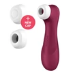 Léghullámos csiklóizgató bordó Satisfyer Pro 2 generation 3 with liquid air