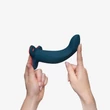 Állítható, hajlítható dildó tapadókorongos Limba flex velvet blue 18 cm