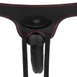 Felcsatolható herés fekete dildó hámmal 21,5 cm - Easy Strapon Set 8.5''