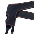 Felcsatolható herés fekete dildó hámmal 21,5 cm - Easy Strapon Set 8.5''