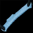 Pénisz és here mandzsetta gyűrű Vibrating wave knights ring with scrotum sleeve