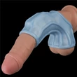 Vibrátoros here és pénszgyűrű Vibrating ridge knights ring with scrotum sleeve