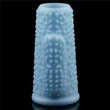 Rücskös vibráló péniszköpeny Vibrating drip knights ring