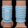 Vibrátoros péniszmandzsetta spirál Vibrating spiral knights ring blue
