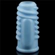 Vibrátoros péniszmandzsetta spirál Vibrating spiral knights ring blue