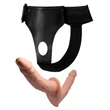 Felcsatolható két péniszes strapon Wearable harness strap on double ended realistic dildo