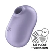 Léghullámos csiklóizgató vibrációval lila Pro to go 2 violet