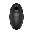 Léghullámos és vibrátoros csendes csiklóizgató Vulva lover 3 black