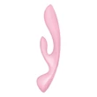 Nyúl vibrátor Satisfyer Triple oh pink 24 cm
