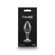 Fenékdugó M méretben szivárvány kővel Crystal desires rainbow gem - medium
