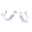 Applikációval vezérelhetó vibrációs tojás - Phoenix Neo 2 pastel lilac