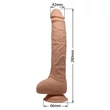 Letapasztható vibrátor Beautiful dick 28 cm