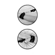 Ágyhoz kötöző szett Wraparound mattress restraints black