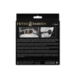Fekete szilikon golyós szájpecek pántokon D-gyűrűkkel - Fetish & fashion Carol black