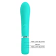 Csiklókaros puha szilikon g-pont vibrátor Pretty Love Thomas Green 20cm